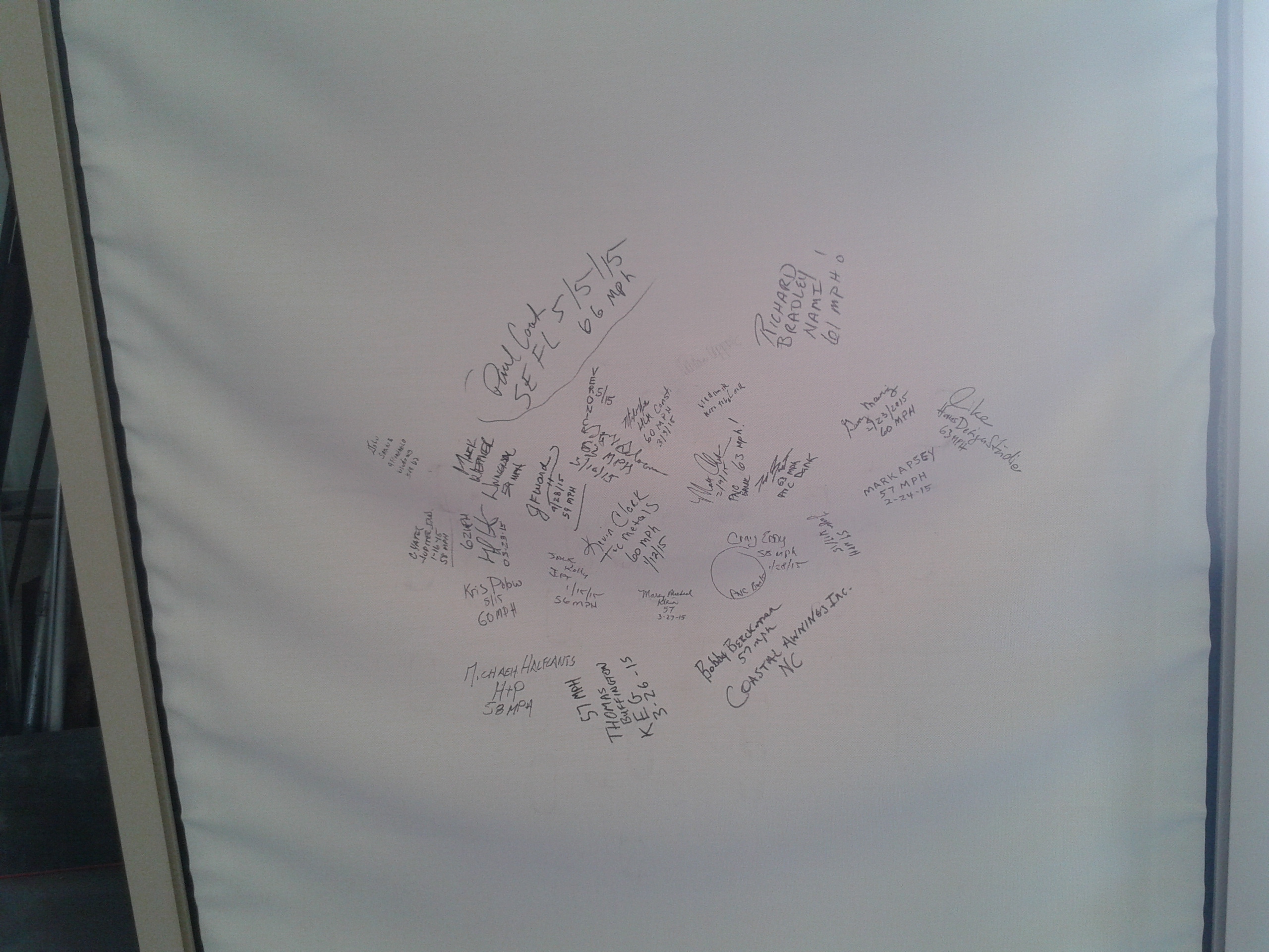 CHPXL impact and wind testing photos